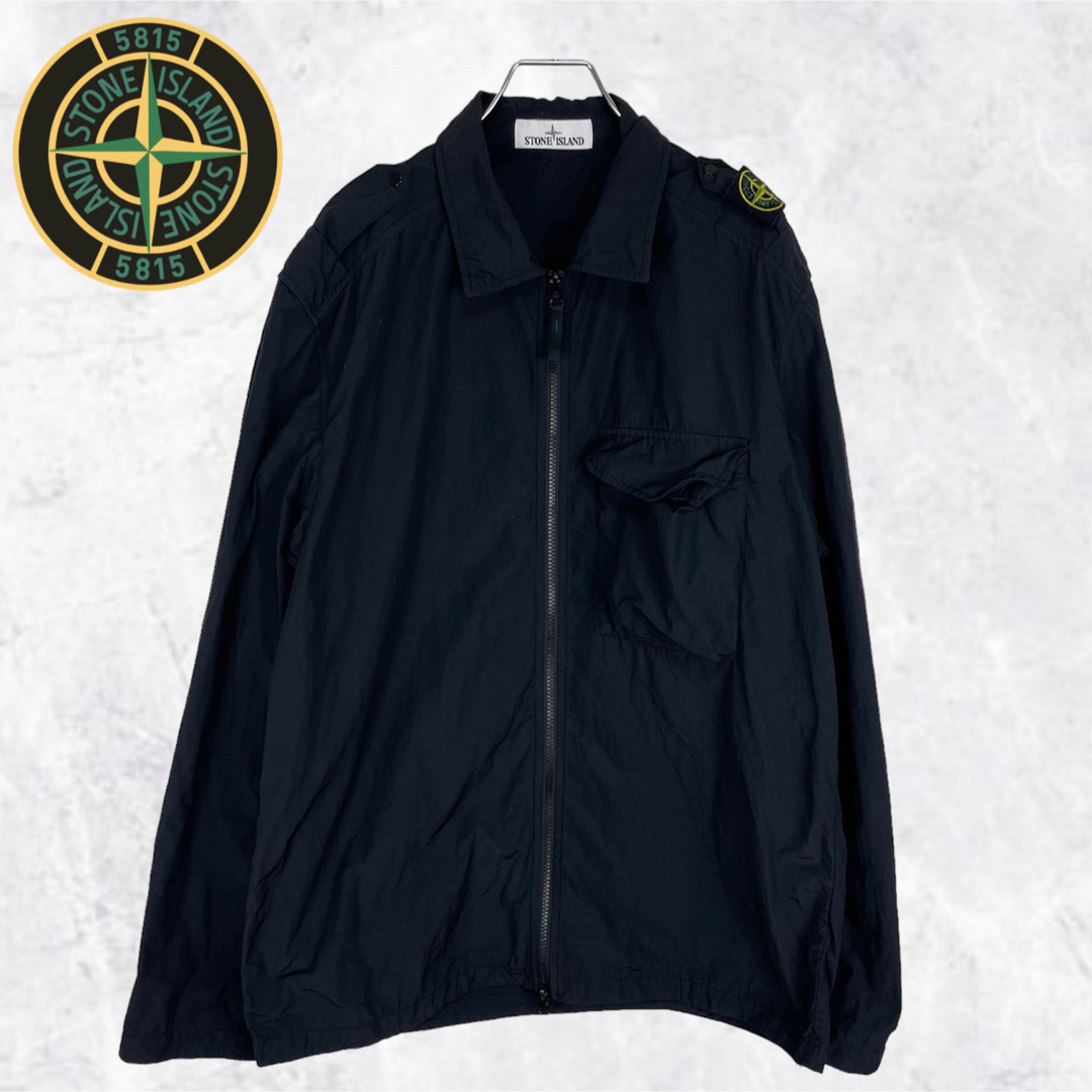 【希少】STONE ISLAND 21SS ナイロンメタル ジャケット XLのサムネイル