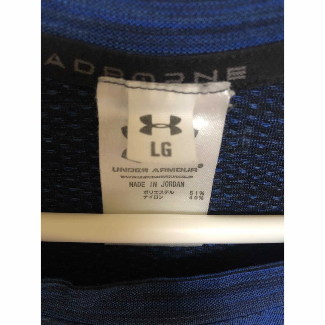 UNDER ARMOUR(アンダーアーマー)のアンダーアーマー　トレーニングウェア　Tシャツ　ブルー（中古） メンズのトップス(Tシャツ/カットソー(半袖/袖なし))の商品写真