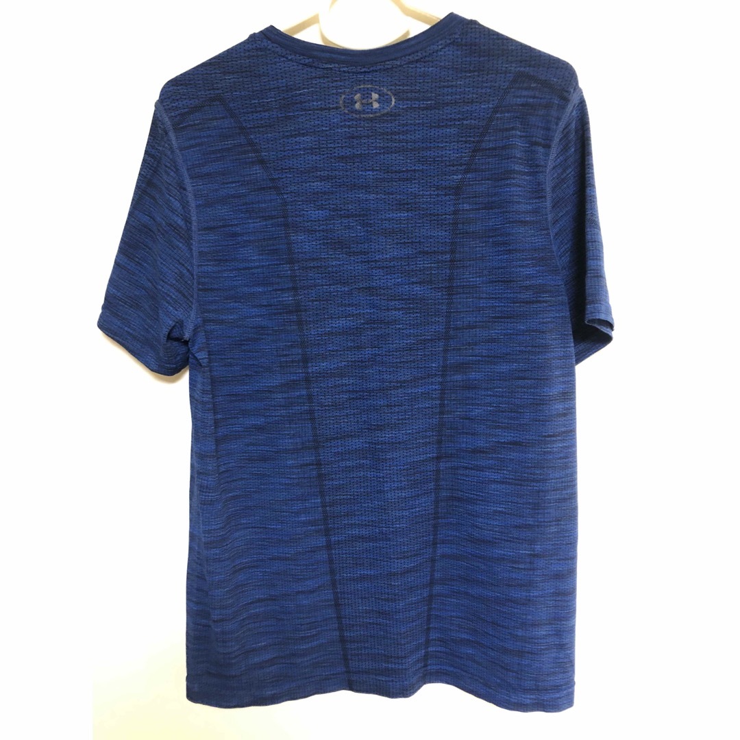 UNDER ARMOUR(アンダーアーマー)のアンダーアーマー　トレーニングウェア　Tシャツ　ブルー（中古） メンズのトップス(Tシャツ/カットソー(半袖/袖なし))の商品写真