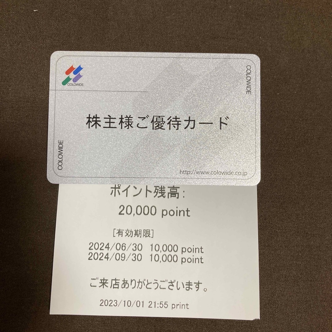 レストラン/食事券返却不要 14265円分 かっぱ寿司 株主優待カード コロワイド アトム