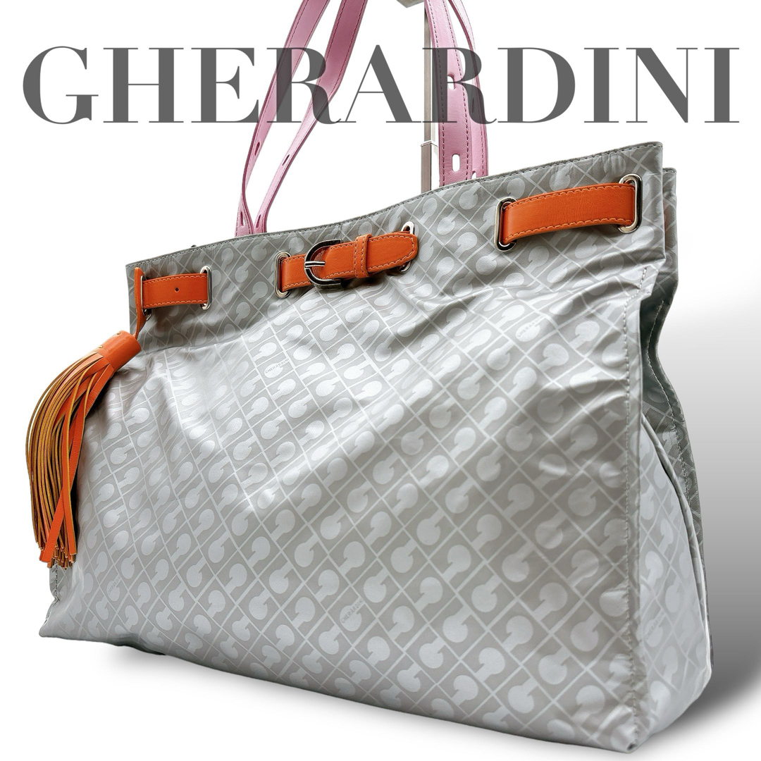 J27.GHERARDINI ゲラルディーニ ソフティ トートバッグ タッセル-
