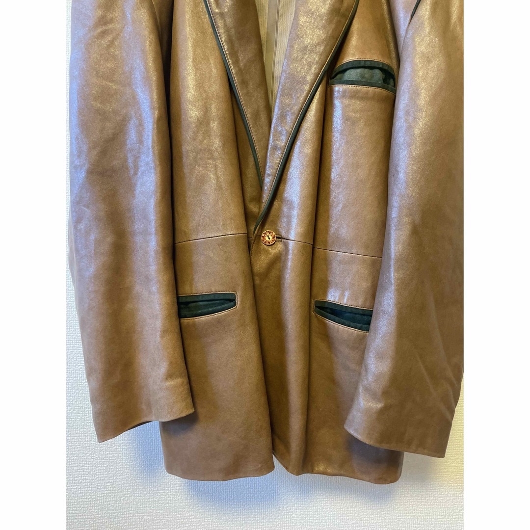 希少品　vintage オーストリア製　トラディショナル　ジャケット メンズのジャケット/アウター(レザージャケット)の商品写真
