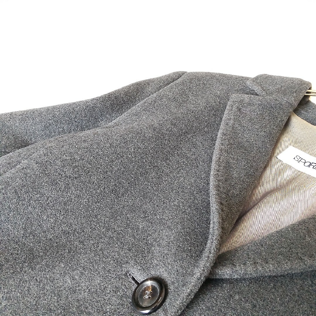 美品★MAX MARA★スポーツマックス★カシミヤアンゴラ混シングルチェスターL 3