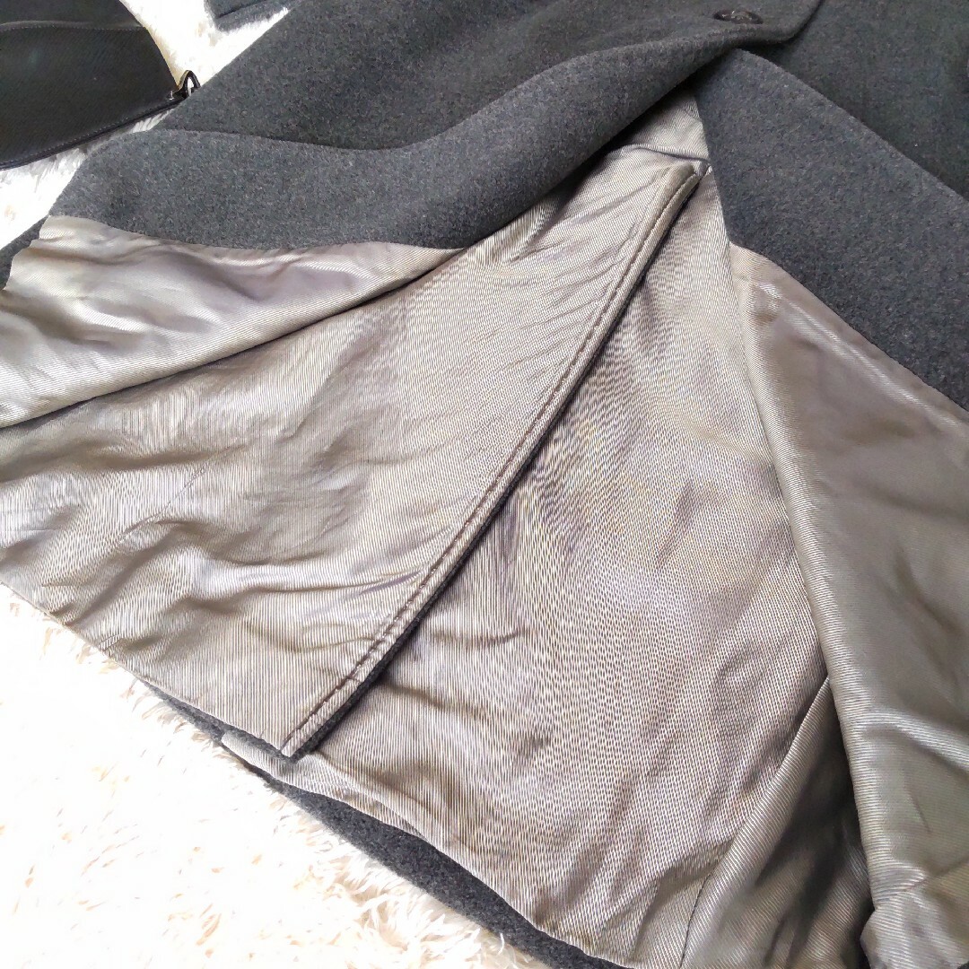 美品★MAX MARA★スポーツマックス★カシミヤアンゴラ混シングルチェスターL 5