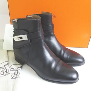 エルメス(Hermes)のエルメス HERMES ネオ ケリーバックル レザー ショートブーツ 37 (ブーツ)