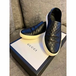 グッチ(Gucci)のGUCCI レザースリッポン(スニーカー)