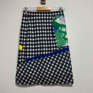 ツモリチサト(TSUMORI CHISATO)の【TSUMORI CHISATO】ギンガムチェック柄スカート(ひざ丈スカート)