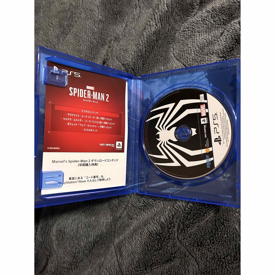 PlayStation(プレイステーション)のマーベルスパイダーマン2 ps5 エンタメ/ホビーのゲームソフト/ゲーム機本体(家庭用ゲームソフト)の商品写真
