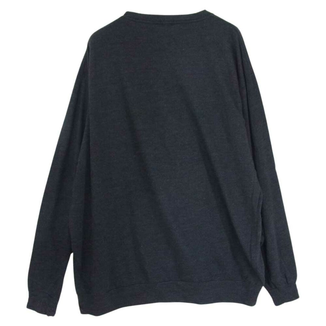 COMOLI(コモリ)のCOMOLI コモリ Ｔシャツ 21AW U03-05006 ウール天竺 長袖クルー 長袖 Tシャツ charcoal チャコール サイズ3 ダークグレー系 3【中古】 メンズのトップス(シャツ)の商品写真