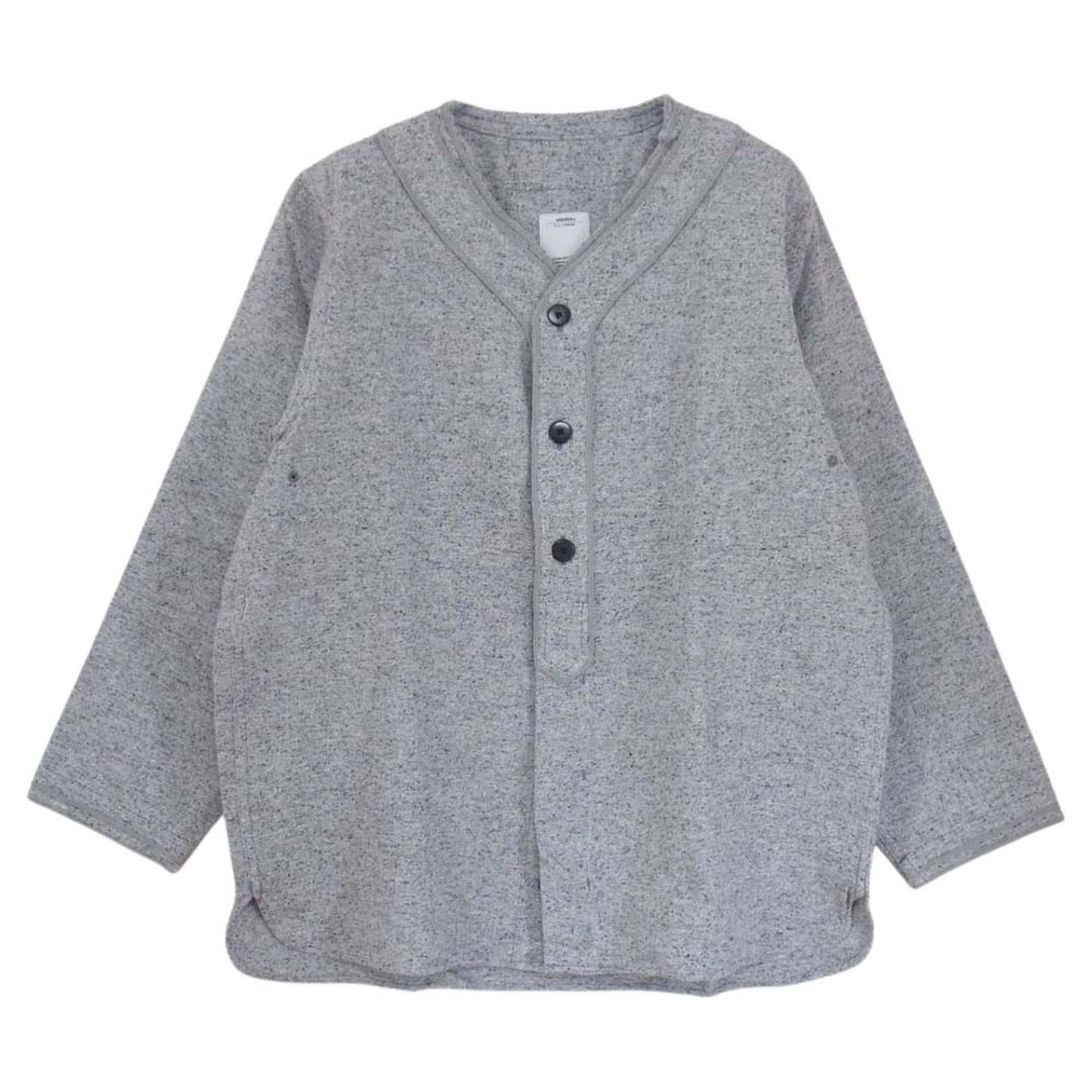 VISVIM ビズビム 長袖シャツ 16AW 0116205011031 F.I.L限定 DUGOUT SHIRT L/S W/L シルクブレンド ダグアウトシャツ グレー系 2