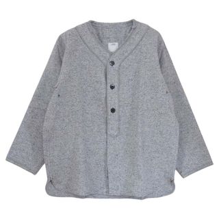 ヴィスヴィム(VISVIM)のVISVIM ビズビム 長袖シャツ 16AW 0116205011031 F.I.L限定 DUGOUT SHIRT L/S W/L シルクブレンド ダグアウトシャツ グレー系 2【中古】(シャツ)