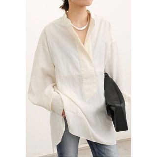 アパルトモンドゥーズィエムクラス(L'Appartement DEUXIEME CLASSE)の【STUDIO NICHOLSON】HALF PLACKET SHIRT(シャツ/ブラウス(長袖/七分))