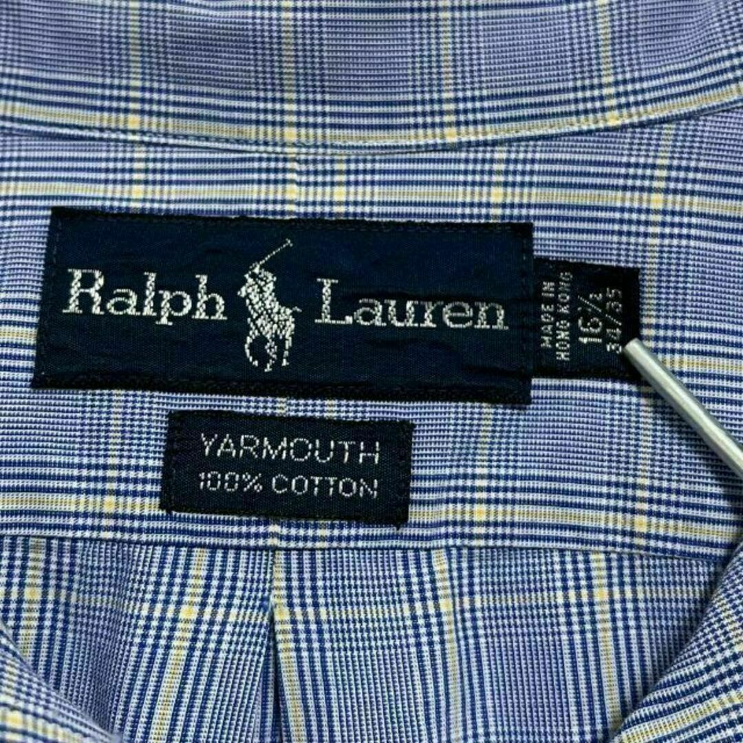 POLO RALPH LAUREN(ポロラルフローレン)の57g US古着 ポロラルフローレン ヤーマス BD長袖シャツ ポニー刺繍 メンズのトップス(シャツ)の商品写真