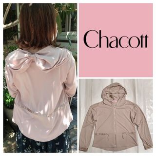 チャコット(CHACOTT)のみみ様専用 Chacott◆激カワ/フードリボンUVジャケット/M/レディース(ヨガ)