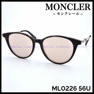 MONCLER　ML0242-H 08A　サングラス ガンメタ×ブラック