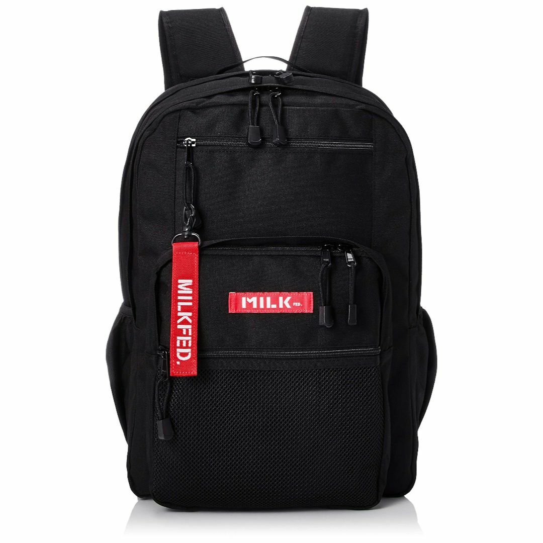 【色: レッド】ミルクフェド ダブルジップ W ZIP BACKPACK 103