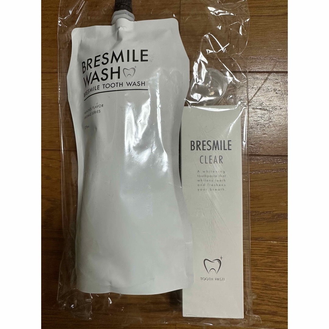 ブレスマイル（BRESMILE）ブレスマイルウォッシュ＆ブレスマイルクリアセット コスメ/美容のオーラルケア(マウスウォッシュ/スプレー)の商品写真