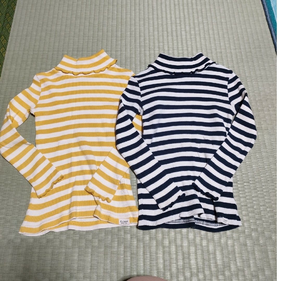 【120】長袖2枚セット キッズ/ベビー/マタニティのキッズ服女の子用(90cm~)(Tシャツ/カットソー)の商品写真