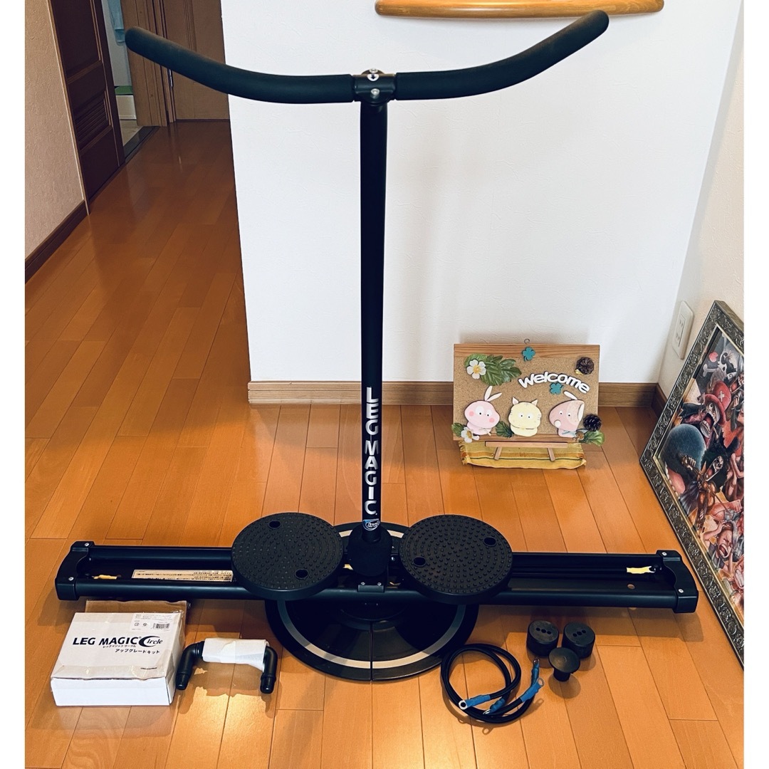 LEG MAGIC Circle レッグマジックサークル アップグレードキット付 スポーツ/アウトドアのトレーニング/エクササイズ(トレーニング用品)の商品写真