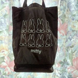 ミッフィー(miffy)の☆雑誌「GLOW」付録♪ 「ミッフィー」の2層式ショッピングトート☆(トートバッグ)