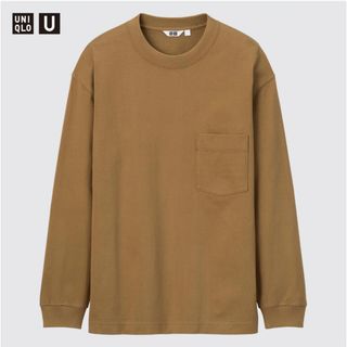 ユニクロ(UNIQLO)のUNIQLO U ユニクロ　クルーネックT（長袖） (Tシャツ/カットソー(七分/長袖))