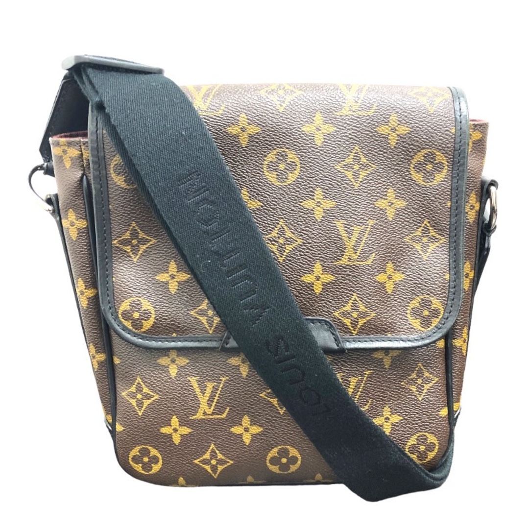 ルイ・ヴィトン LOUIS VUITTON バスPM M56717 ブラウン/ブラック モノグラムマカサー レディース ショルダーバッグ