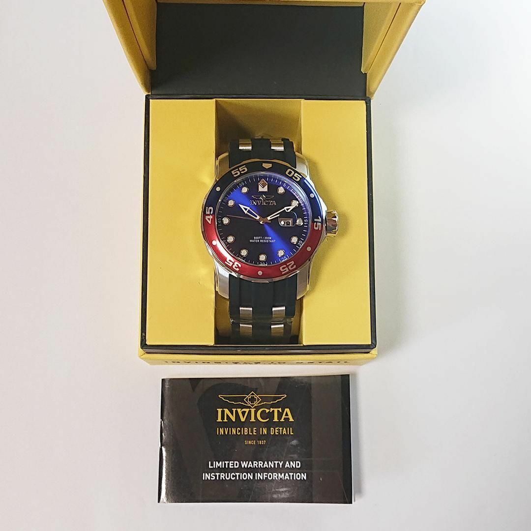 INVICTA - インビクタ 腕時計 メンズ ブルー レッド ブラック 新品