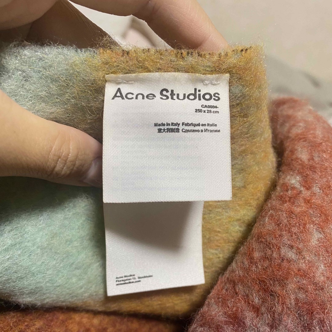 15000円 AcneStudios 大判チェックマフラー mercuridesign.com