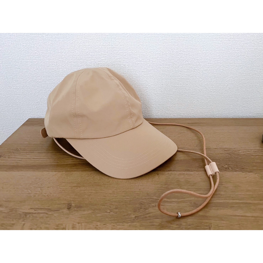 TODAYFUL - Leather Cord Cap ベージュの通販 by たまご's shop