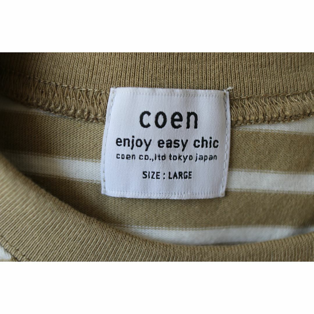 coen(コーエン)のcoen ハイショクプレーティング7分袖Tシャツ メンズのトップス(Tシャツ/カットソー(七分/長袖))の商品写真