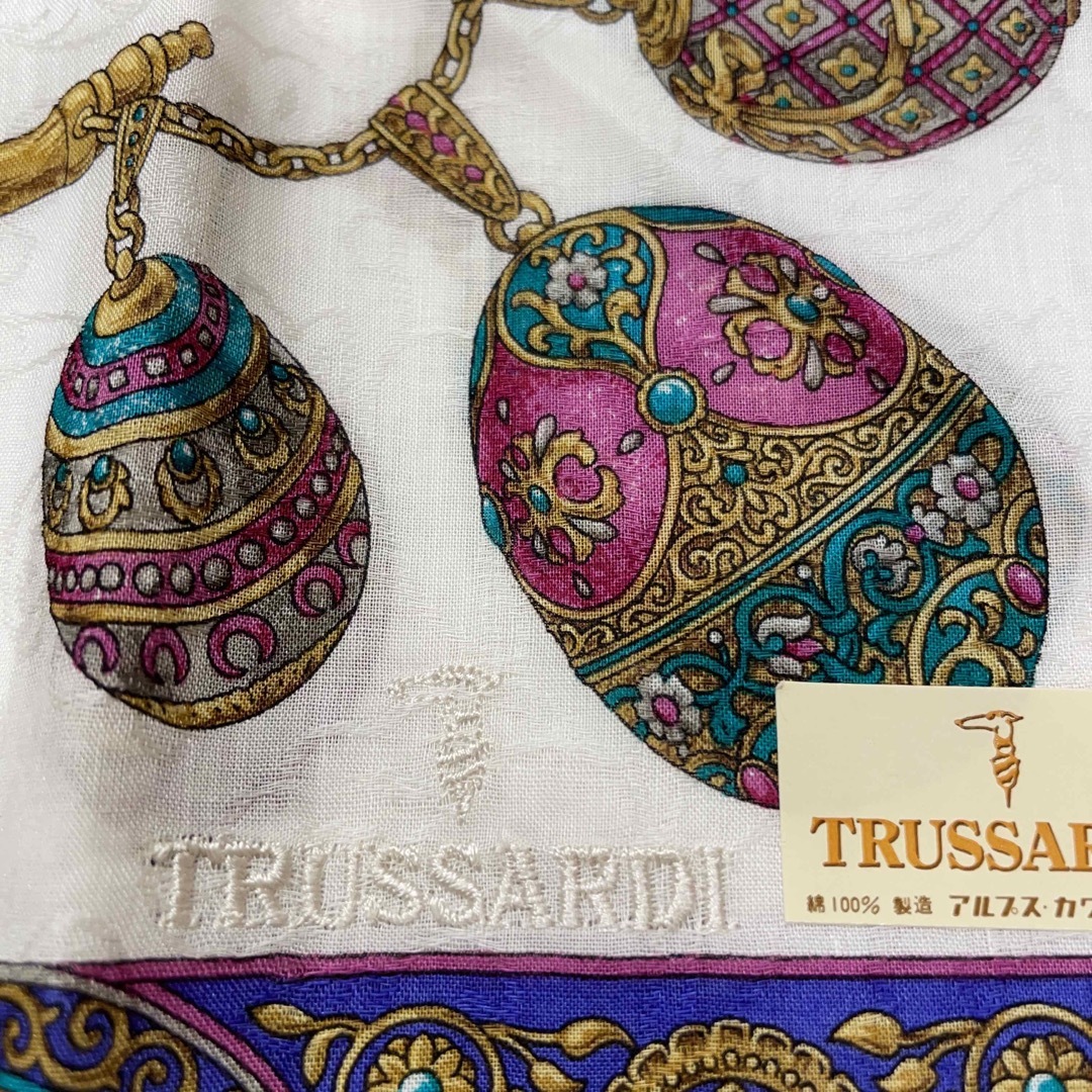 Trussardi(トラサルディ)のトラサルディハンカチパープル レディースのファッション小物(ハンカチ)の商品写真