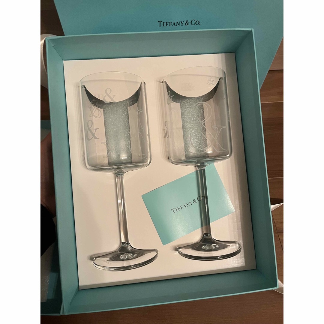 【新品未使用】ティファニー Tiffany&co. ペアグラス①