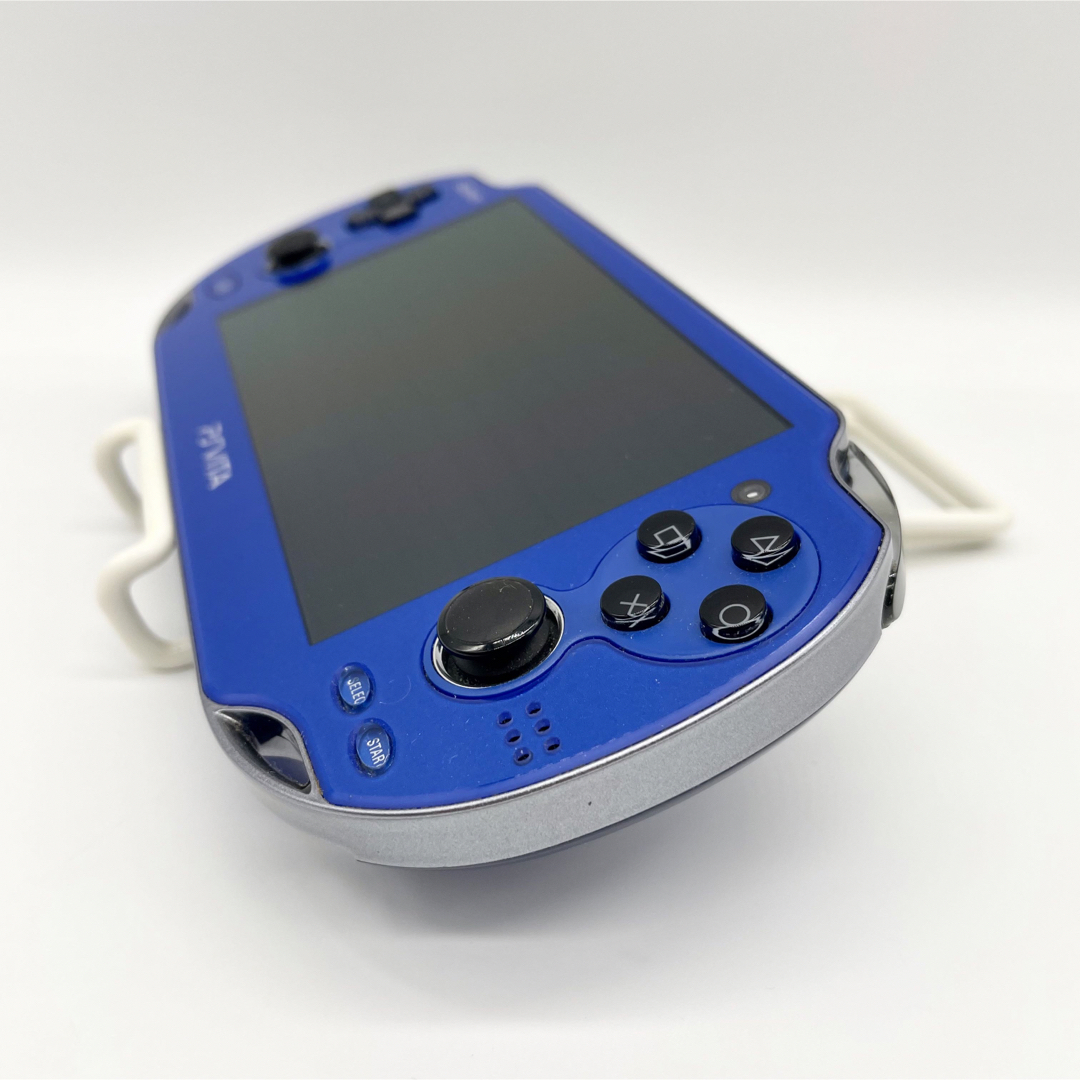 PlayStation Vita(プレイステーションヴィータ)の【良品】PlayStation Vita ブルー PCH-1000 本体 動作品 エンタメ/ホビーのゲームソフト/ゲーム機本体(携帯用ゲーム機本体)の商品写真