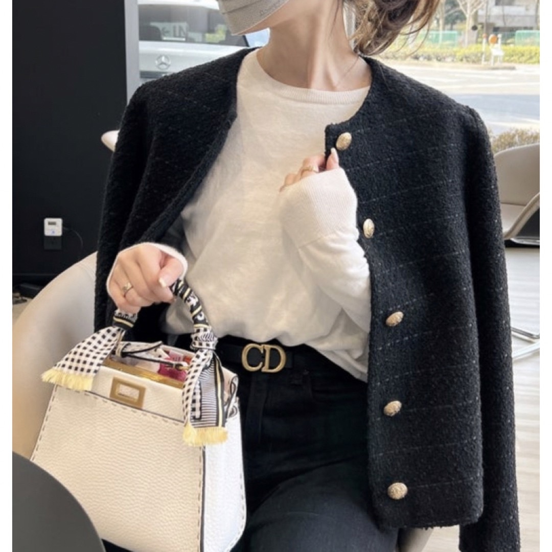 ZARA - ZARAツイードジャケットの通販 by コッリ's shop|ザラ ZARA - ZARAツイードジャケットの通販 by コッリ's shop|ザラ