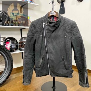 ベルスタッフ(BELSTAFF)の★70年代 ベルスタッフ REBEL オイルドジャケット ブラック/38相当(ライダースジャケット)