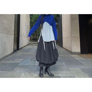 UN3D. - un3d. サイド ギャザー ボリューム スカートの通販 by おぬ's