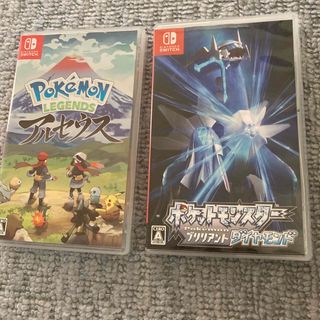 Switch ポケットモンスター ブリリアントダイヤモンドとアルセウス動作品
