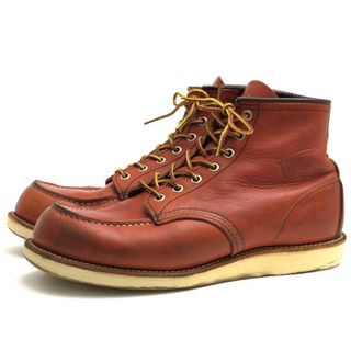 レッドウィング(REDWING)のレッドウィング／RED WING ワークブーツ シューズ 靴 メンズ 男性 男性用レザー 革 本革 レッド ブラウン 赤 茶  8875 6inch CLASSIC MOC TOE アイリッシュセッター モックトゥ 定番 グッドイヤーウェルト製法(ブーツ)