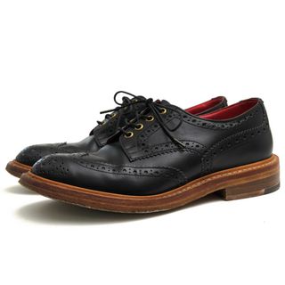 トリッカーズ(Trickers)のトリッカーズ／Tricker's シューズ ビジネスシューズ 靴 ビジネス メンズ 男性 男性用レザー 革 本革 ブラック 黒  M5633 Bourton バートン メダリオン ウイングチップ レザーソール グッドイヤーウェルト製法(ドレス/ビジネス)