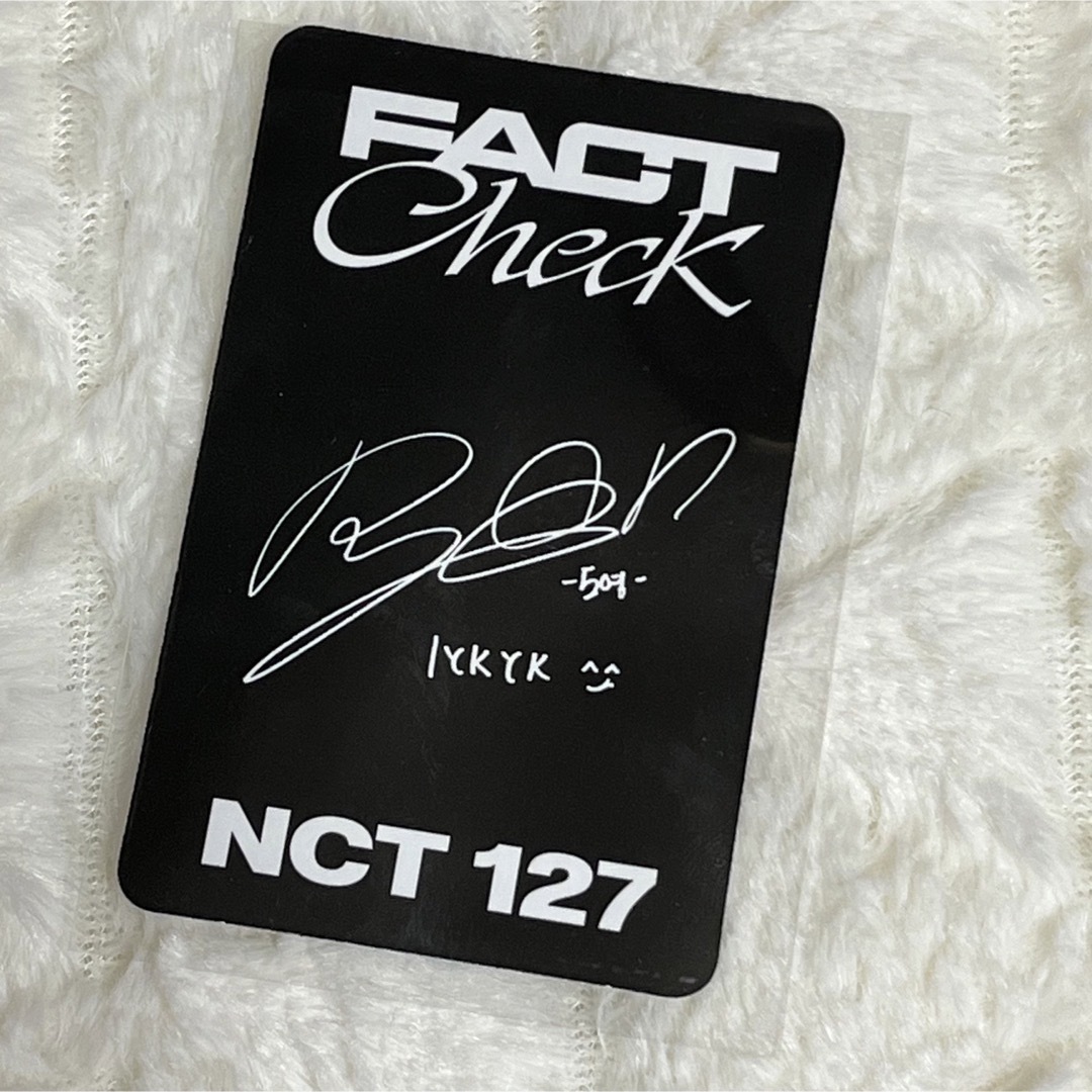 NCT127 ドヨン トレカ target限定 FACT CHECK アメリカ