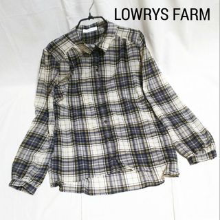 ローリーズファーム(LOWRYS FARM)のローリーズファーム LOWRYS FARM シャツ 長袖シャツ チェック(シャツ/ブラウス(長袖/七分))