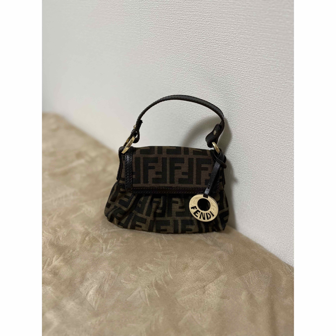 FENDI フェンディ ズッカ柄 ハンドバッグ