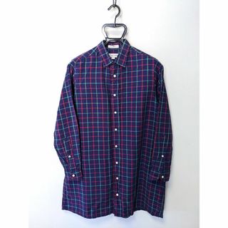 インディヴィジュアライズドシャツ(INDIVIDUALIZED SHIRTS)のインディビジュアライズドシャツ チェックシャツワンピース 14 1/2-30(ひざ丈ワンピース)