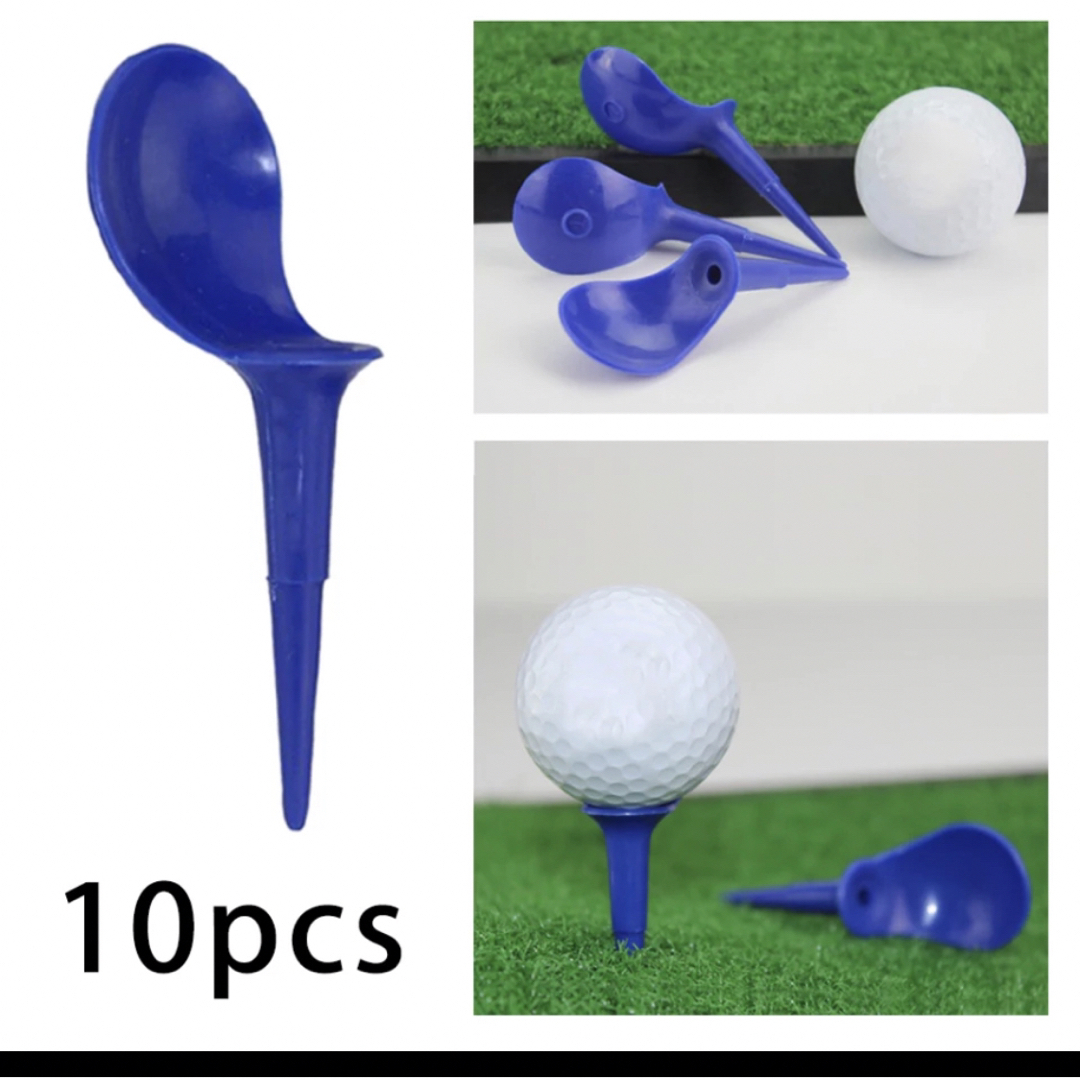 新品　ゴルフ　ゴルフティー　白色　10本 スポーツ/アウトドアのゴルフ(その他)の商品写真