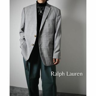 ラルフローレン(Ralph Lauren)の【ラルフローレン】ウール チェック柄 シングルブレスト テーラードジャケット(テーラードジャケット)