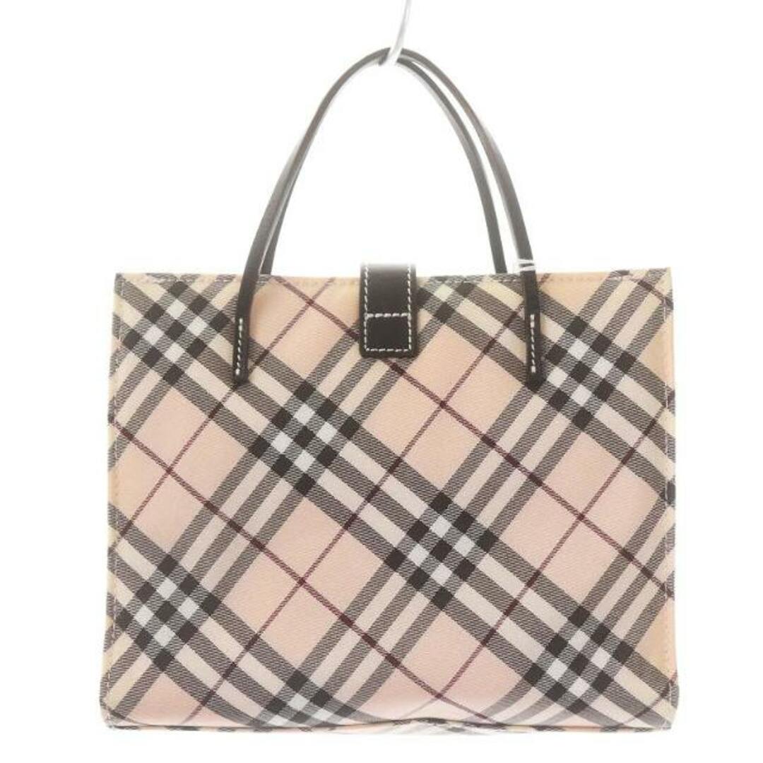 BURBERRY BLUE LABEL(バーバリーブルーレーベル)のバーバリーブルーレーベル ミニハンドバッグ ナイロン レザー チェック チャーム レディースのバッグ(ハンドバッグ)の商品写真