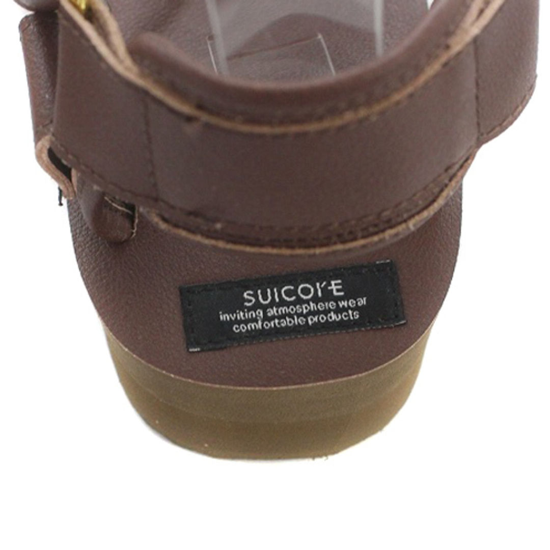 suicoke(スイコック)のスイコック ストラップサンダル 厚底 25cm 茶色 レディースの靴/シューズ(サンダル)の商品写真