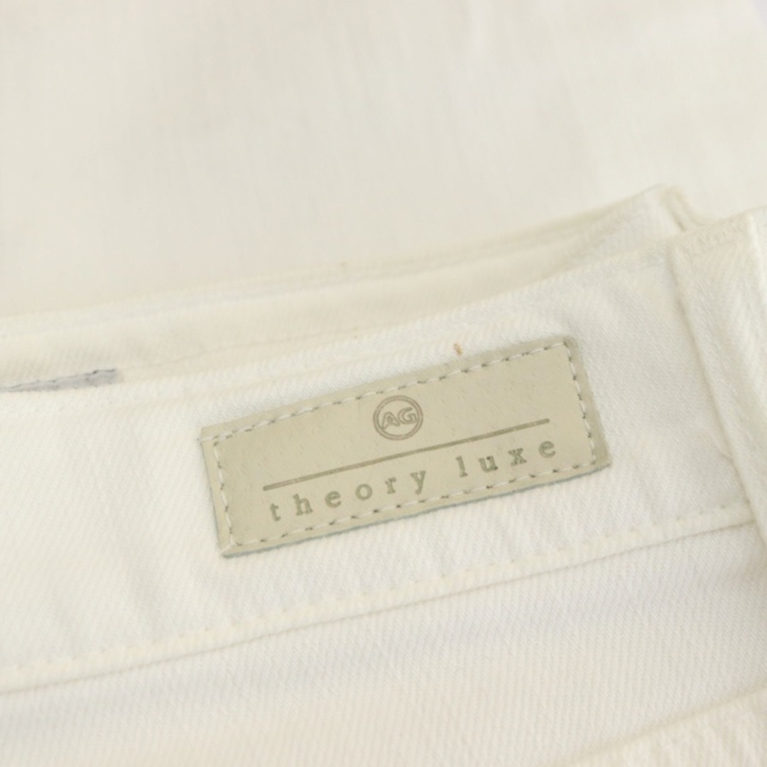 AG(エージー)のエージー セオリーリュクス デニムパンツ ジーンズ テーパード 25R 白 レディースのパンツ(デニム/ジーンズ)の商品写真