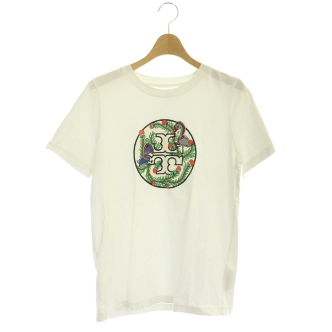 Tory Burch(トリーバーチ)のトリーバーチ Abigail T-Shirt Tシャツ 半袖 プリント S 白 レディースのトップス(Tシャツ(半袖/袖なし))の商品写真