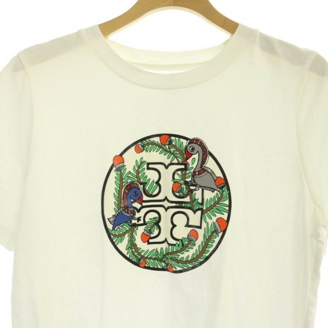 Tory Burch(トリーバーチ)のトリーバーチ Abigail T-Shirt Tシャツ 半袖 プリント S 白 レディースのトップス(Tシャツ(半袖/袖なし))の商品写真